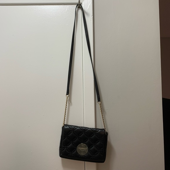 Black Kate spade quilted crossbody purse - Picture 2 of 8